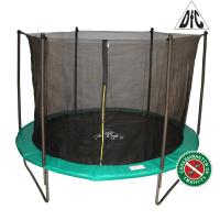 Батут DFC JUMP 10ft складной, сетка, чехол, green (305см)